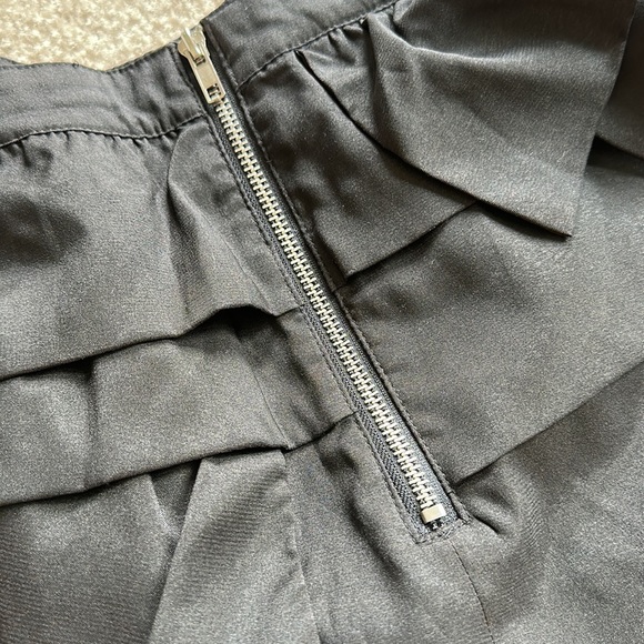 Black layered mini skirt - Picture 4 of 9